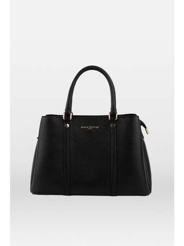 maison héritage PARIS Leren handtas "Sauce" zwart - (B)33 x (H)23 x (D)13 cm