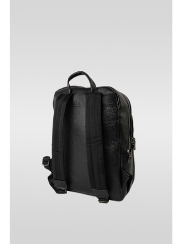 maison héritage PARIS Leder-Rucksack "Aldo" in Schwarz - (B)29 x (H)37 x (T)14 cm