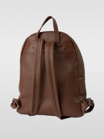 maison héritage PARIS Skórzany plecak "Jonas mini" w kolorze jasnobrązowym - 28 x 35 x 11 cm