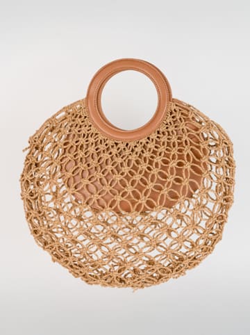 maison héritage PARIS Handtas "Aira" lichtbruin - (B)39 x (H)40 cm