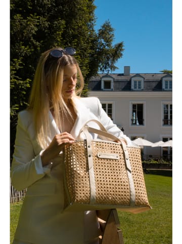 maison héritage PARIS Handtas "Bondi" beige - (B)28,5 x (H)36 x (D)18 cm