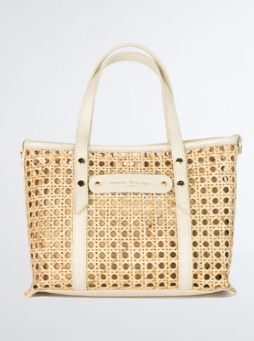 maison héritage PARIS Handtas "Mini Bondi" beige - (B)20 x (H)26 x (D)13 cm