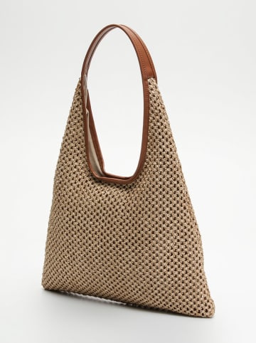 maison héritage PARIS Schoudertas ''Maldives'' beige - (L)44 x (B)38,5 cm