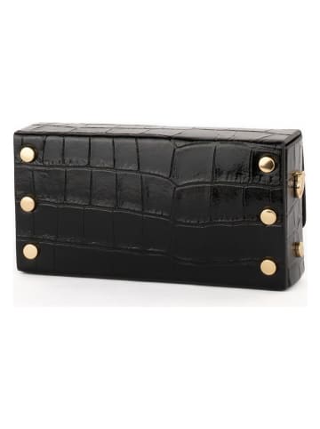 maison héritage PARIS Skórzana torebka "Nyx" w kolorze czarnym - 19 x 10 x 5 cm