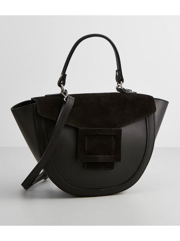 maison héritage PARIS Leren schoudertas "Votti" zwart - (B)28 x (H)21 x (D)9 cm