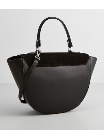 maison héritage PARIS Leder-Umhängetasche "Votti" in Schwarz - (B)28 x (H)21 x (T)9 cm