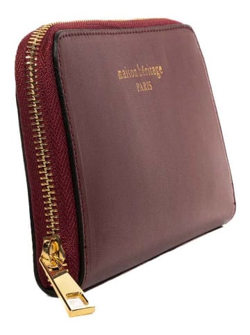 maison héritage PARIS Leder-Geldbörse "Pely Box" in Bordeaux - (B)20 x (H)11 cm