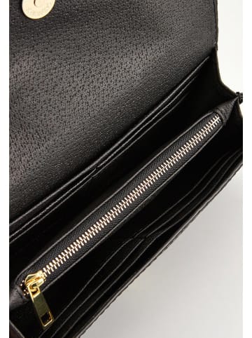 maison héritage PARIS Leder-Geldbörse "Barbi" in Schwarz - (B)20 x (H)10 x (T)2 cm