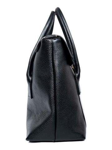 maison héritage PARIS Skórzana torebka "Elara" w kolorze czarnym - 36 x 26 x 12 cm