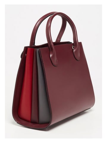 maison héritage PARIS Skórzana torebka "Trip" w kolorze bordowym - 30,5 x 24 x 15,5 cm