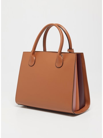 maison héritage PARIS Skórzana torebka "Trip" w kolorze jasnobrązowym - 30,5 x 24 x 15,5 cm