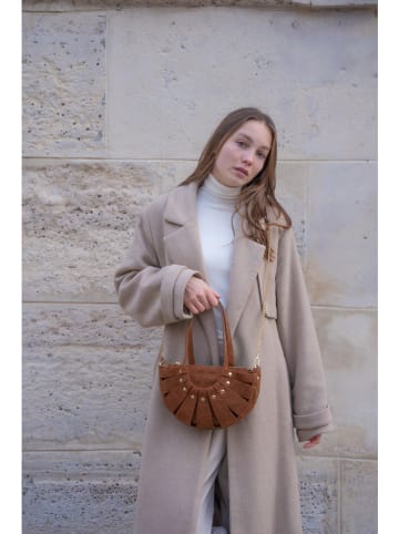 maison héritage PARIS Leren handtas "Mini Sparti" bruin - (B)29 x (H)18 x (D)5 cm