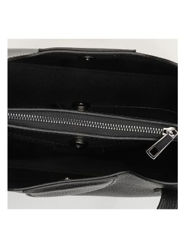 maison héritage PARIS Leder-Schultertasche "Rama" in Schwarz - (B)29,5 x (H)24 x (T)13 cm