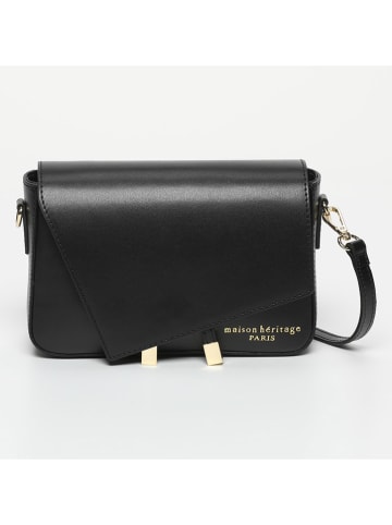 maison héritage PARIS Skórzana torebka "Aela Box" w kolorze czarnym - 22 x 15 x 7 cm