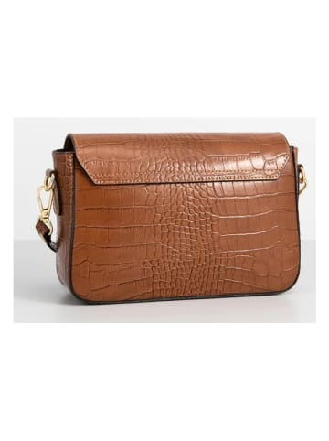 maison héritage PARIS Leder-Umhängetasche "Aela" in Camel - (B)22,5 x (H)15 x (T)7 cm