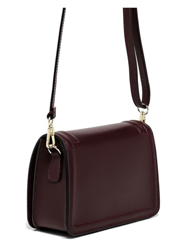 maison héritage PARIS Leren schoudertas "Core" bordeaux - (B)20,5 x (H)13 x (D)6 cm