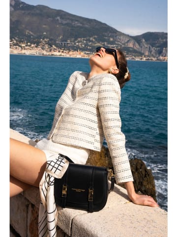 maison héritage PARIS Skórzana torebka "Tex Box" w kolorze czarnym - 25 x 19 x 9 cm