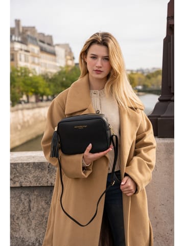 maison héritage PARIS Leren schoudertas "Grand Gaby" zwart - (B)24 x (H)18 x (D)7 cm