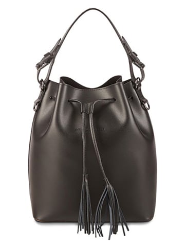 maison héritage PARIS Skórzana torebka "Jila" w kolorze czarnym - 26 x 29 x 13 cm