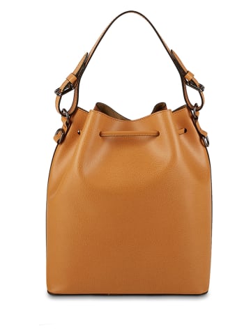 maison héritage PARIS Skórzana torebka "Jila" w kolorze karmelowym - 26 x 29 x 13 cm