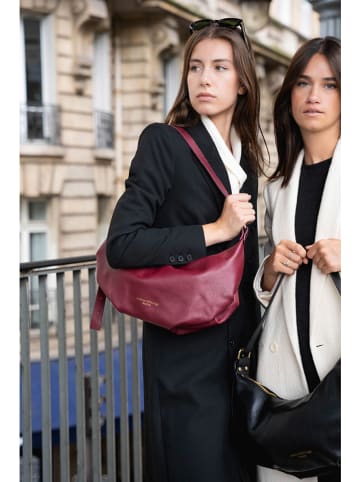 maison héritage PARIS Leren schoudertas "Valle" bordeaux - (B)44 x (H)21 cm