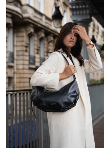 maison héritage PARIS Skórzana torebka "Valle" w kolorze czarnym - 44 x 21 cm