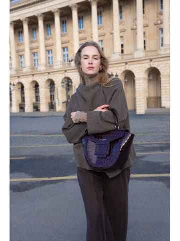 maison héritage PARIS Leren handtas "Mini Votti" bordeaux - (B)20 x (H)20 x (D)8 cm