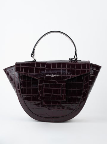 maison héritage PARIS Leren handtas "Mini Votti" bordeaux - (B)20 x (H)20 x (D)8 cm