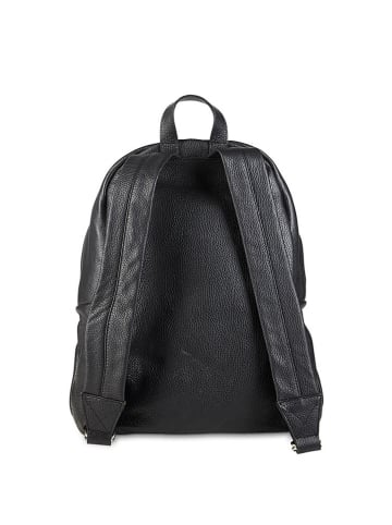 maison héritage PARIS Leder-Rucksack "Pete" in Schwarz - (B)32 x (H)42 x (T)14 cm