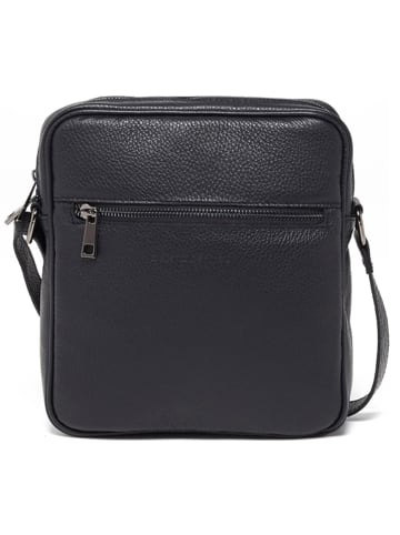 maison héritage PARIS Skórzana torebka "Kole" w kolorze czarnym - 24,5 x 21 x 5,5 cm