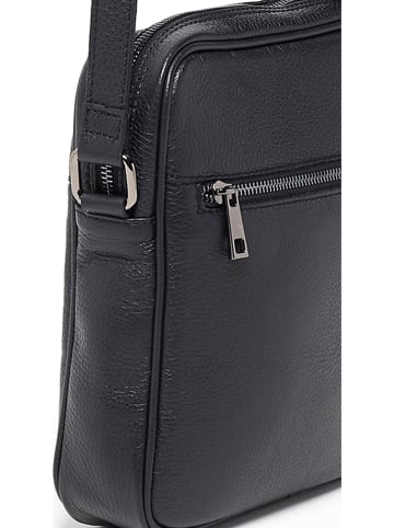 maison héritage PARIS Skórzana torebka "Kole" w kolorze czarnym - 24,5 x 21 x 5,5 cm