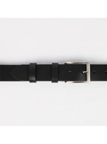 maison héritage PARIS Leren riem "Giulio" zwart