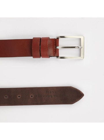 maison héritage PARIS Leren riem "Giulio" lichtbruin