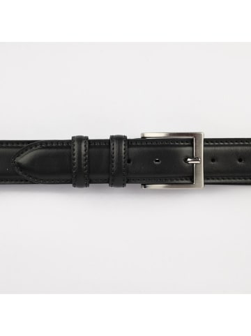 maison héritage PARIS Leren riem "Mario" zwart