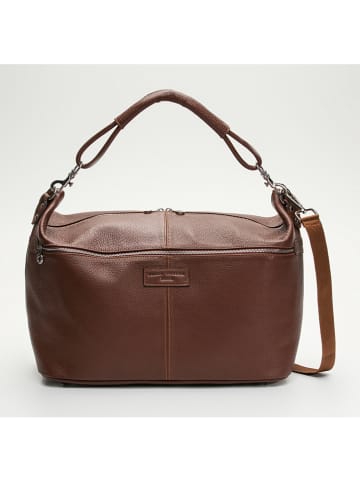 maison héritage PARIS Skórzana torba podróżna "Jax" w kolorze brązowym - 60 x 34 x 14 cm