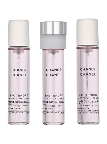 Chanel 3tlg. Set: "Chance Eau Tendre" - 3 x EdT, je 20 ml