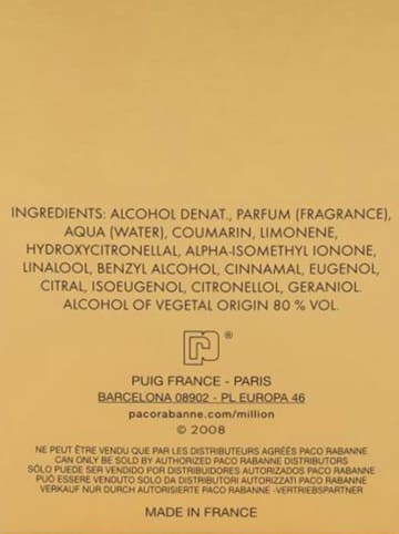 Paco Rabanne 1 Million - eau de toilette, 100 ml