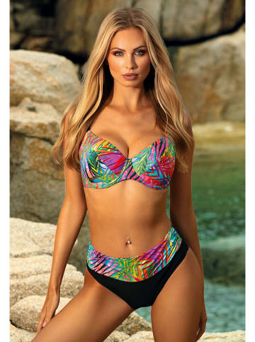 Aquarilla Bikini "Aosta" in Schwarz/ Bunt