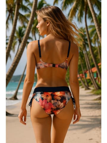 Aquarilla Bikini w kolorze pomarańczowo-granatowym