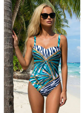 Aquarilla Strój kąpielowy w kolorze turkusowym