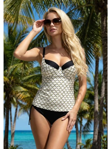 Aquarilla Tankini w kolorze beżowo-czarnym