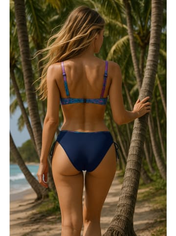 Aquarilla Bikini in Dunkelblau/ Bunt