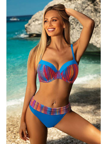 Aquarilla Bikini "Fiorana" w kolorze niebieskim ze wzorem