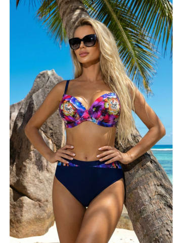 Verano Bikini donkerblauw/meerkleurig