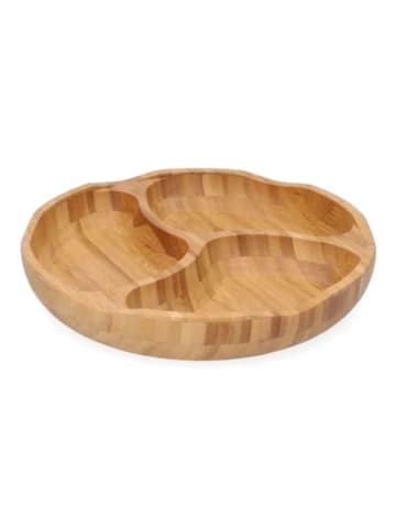 Homla Półmisek "Bambou" w kolorze jasnobrązowym - Ø 25 cm