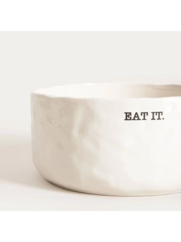 Homla Miska "Mink" w kolorze biało-czarnym do serwowania - Ø 17,5 cm