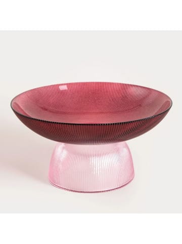 Homla Półmisek "Megalo" w kolorze bordowo-jasnoróżowym - Ø 25 cm