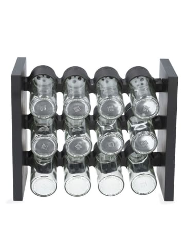 Homla 13-częściowy zestaw "Otto" w kolorze czarnym do przypraw