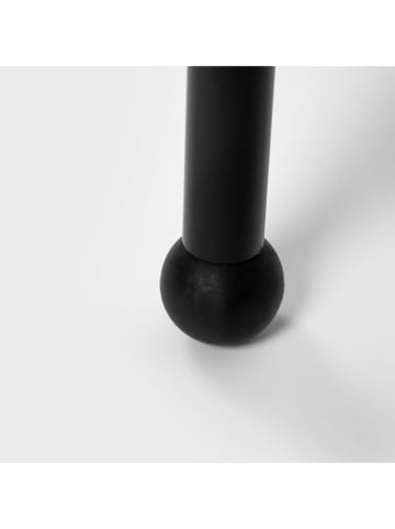 Homla Drabinka "Taru" w kolorze jasnobrązowo-czarnym na ręczniki - 45 x 159,5 x 2 cm