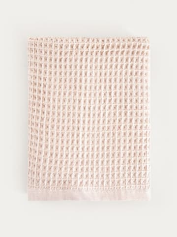 Homla Ręcznik prysznicowy "Vaffel" w kolorze beżowym - 130 x 70 cm